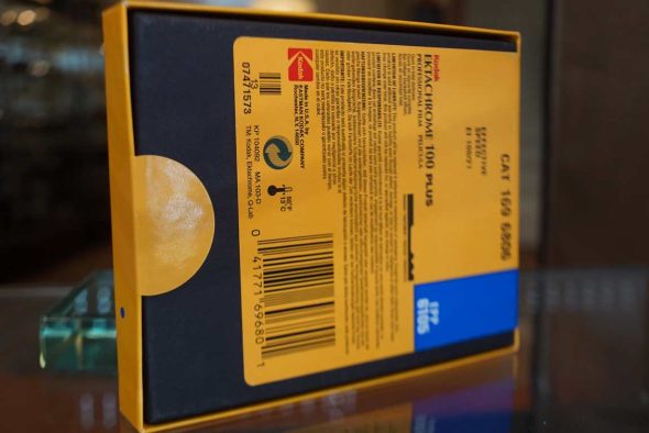 Kodak Ektachrome 100 Plus film 4×5 inch, 10 sheets, Expired 2003
