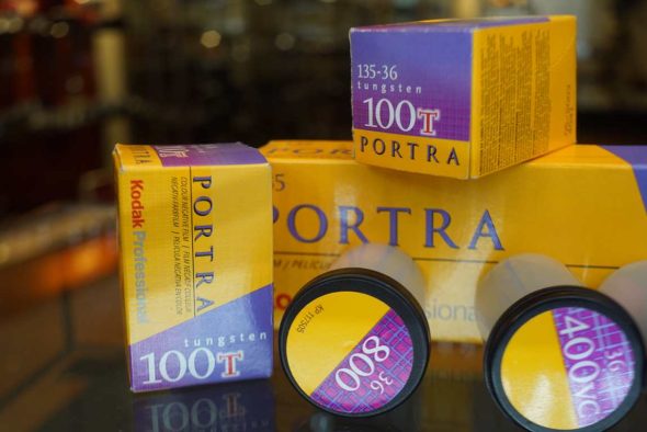 Lot of 9x Various expired Kodak 35mm Portra films