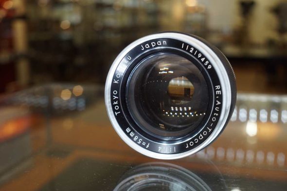 Topcon Auto-Topcor 1:1.4 f=58mm lens for RE, Super etc.