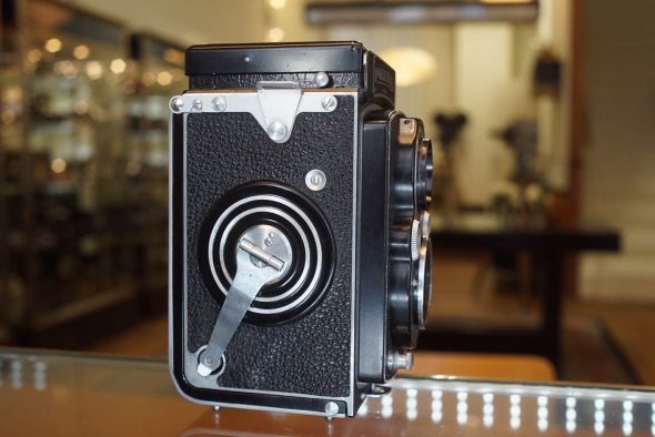 Rolleiflex Automat TLR camera with leather case