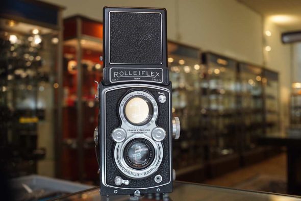 Rolleiflex Automat TLR camera with leather case