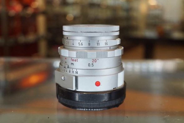 Leica Summicron DR 50mm F/2 chrome M-mount, no goggles