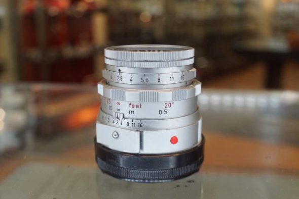 Leica Summicron DR 50mm F/2 chrome M-mount, no goggles