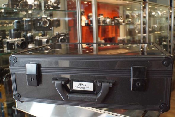 Nikon F4 limited edition case, glossy black briefcase (50/100)
