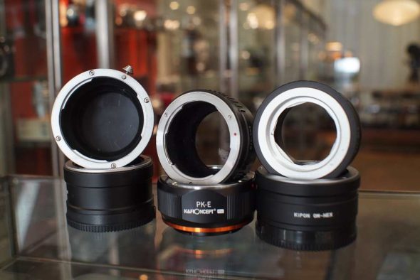 Lot of 7x lens mount adapter to Sony Nex