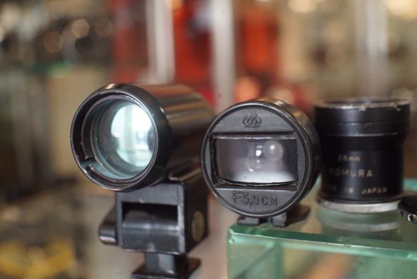 Lot of 5x viewfinder, incl Konica, Komura, Kallo en Soviet