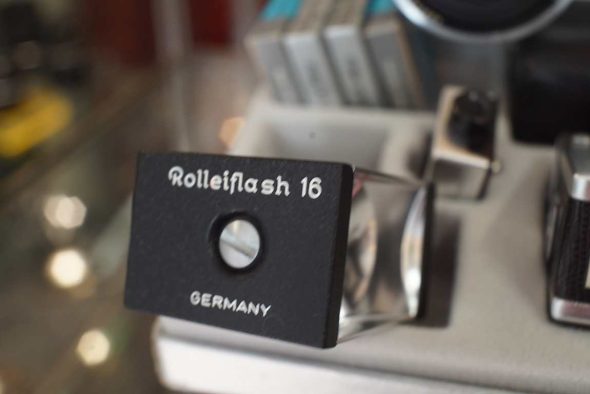 Rollei 16S collectible camera with many accessoires, boxed