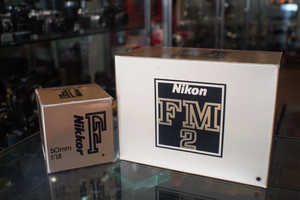 Nikon FM2n black + Pancake 50mm F/1.8 AIS kit, boxed