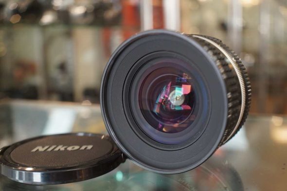 Nikon Nikkor 20mm F/2.8 AIS lens, Haze inside, LN cosmetics