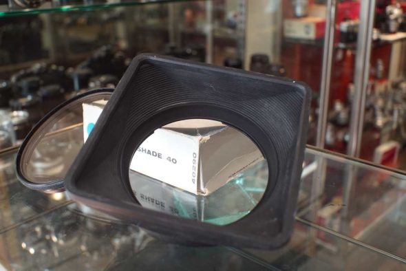 Hasselblad lens shade 40, 40290, Boxed. + Filter, Carl Zeiss HZ, Hasselblad/104