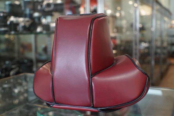 Nikon CF-22 red leather case for F3/F3HP cameras, incl. strap