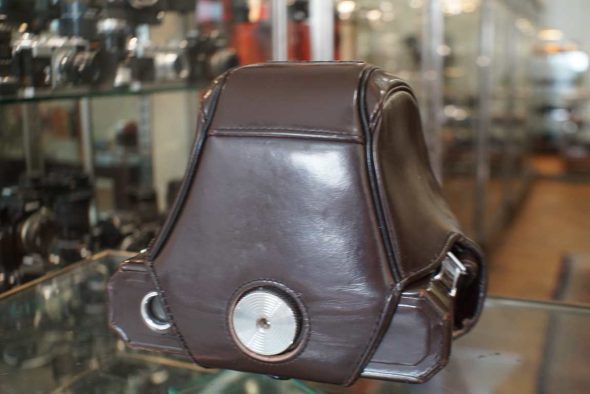 Nikon F brown leather case with NIKKOR marking, rare