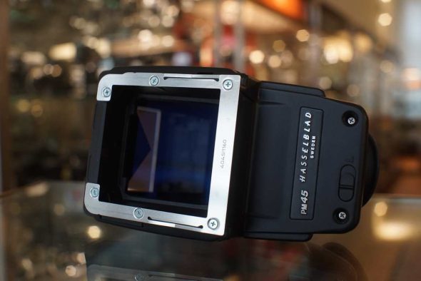 Hasselblad PM45 prism finder, late blue line model