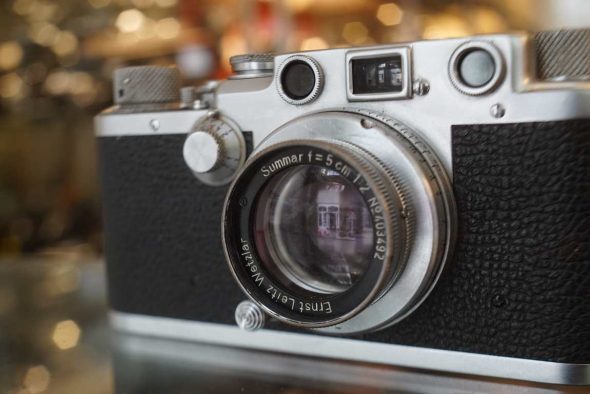 Leica IIIf + Summar 50/2 lens, for collection/repair, OUTLET