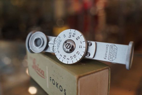 Leica Leitz FOKOS rangefinder attachment, Boxed