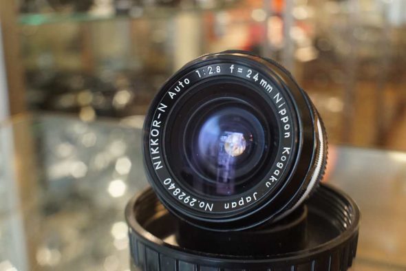 Nikon Nikkor-N Auto 24mm F/2.8 AI converted lens, boxed