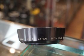 Nikon HN-3 52mm screw in lenshood, 35/1.4, 35/2, 35/2.8 and 43-86 lenses