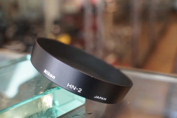 Nikon HN-2 screw in lenshood 52mm lenses, modern logo