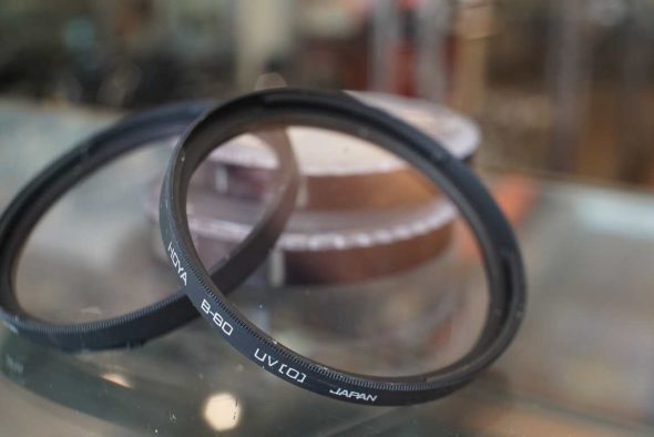 Hasselblad B60 filter lot of 2. UV + Skylight, by Hoya