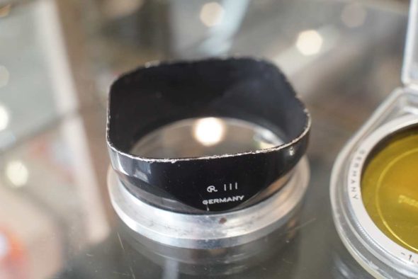 Rolleiflex Bay III filters + Lens hood