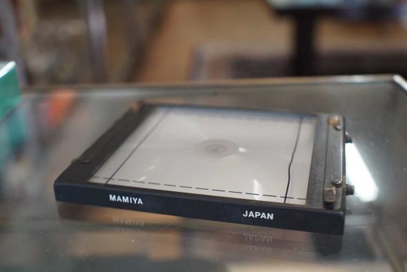 Mamiya focusing screen for RB67, No.6 Rangefinder spot 45 degree, microprism