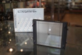 Mamiya Focusing screen for RB67, Rangefinder spot, Boxed