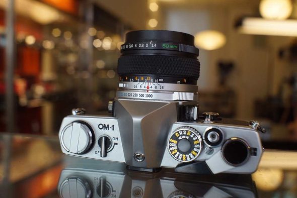 Olympus OM-1 + OM 50mm F/1.4 lens