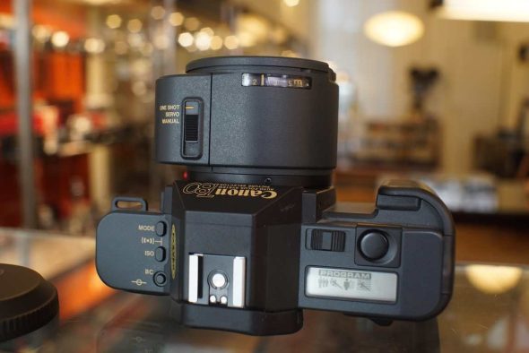 Canon T80 + AC 50mm f/1.8 lens, Early Autofocus SLR