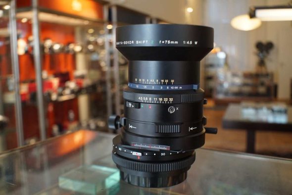 Mamiya Shift 75mm f/4.5 W lens for RZ67
