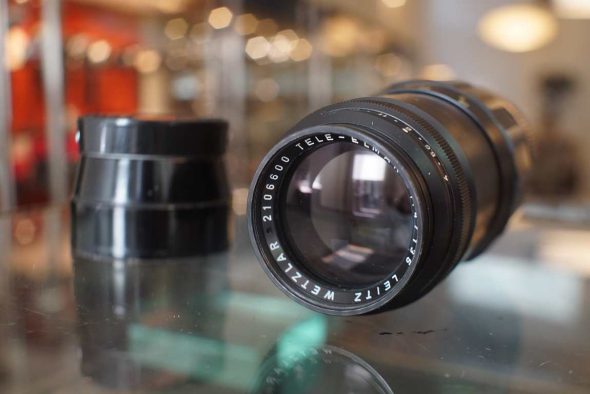 Leica Leitz Tele-Elmar 135mm F/4 black, M-mount lens