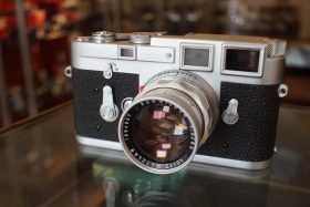 Leica M3 rangefinder + Summicron 50mm F/2 Rigid, serviced 2025
