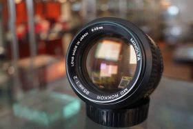 Minolta MD Rokkor 85mm f/2 + Hood