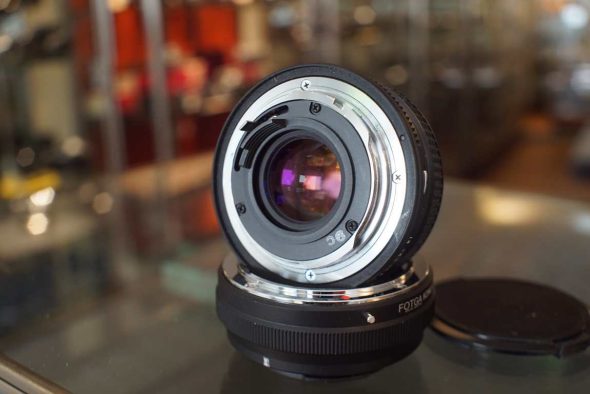 Konica Hexanon AR 40mm f/1.8 Pancake lens on Sony E mount adapter