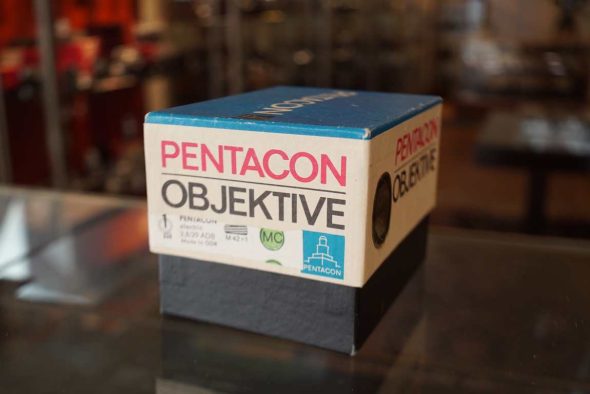 Pentacon 29mm f/2.8 M42 mount lens, Boxed