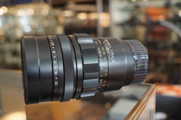 Leica Leitz Summicron 90mm F/2 lens black chrome, M-mount