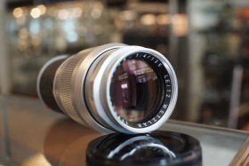 Leica Leitz 11850 Elmar 135mm F/4 chrome M-mount lens