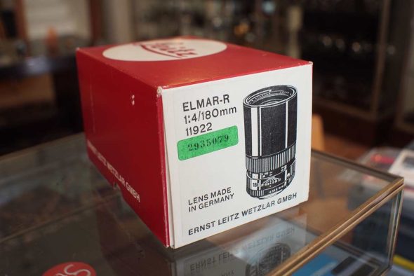 Leica Elmar-R 180mm f/4, Boxed