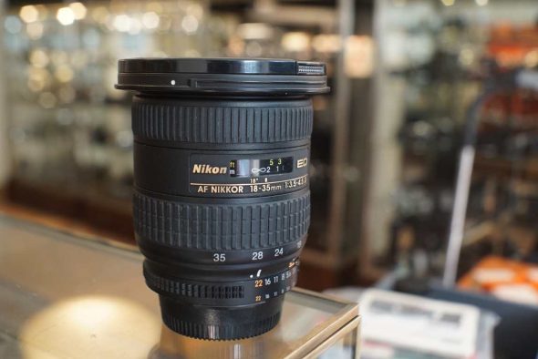 Nikon AF Zoom-Nikkor 18-35mm F/3.5-4.5D ED IF lens, boxed