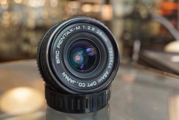 SMC Pentax-M 28mm f/2.8 PK wide angle lens