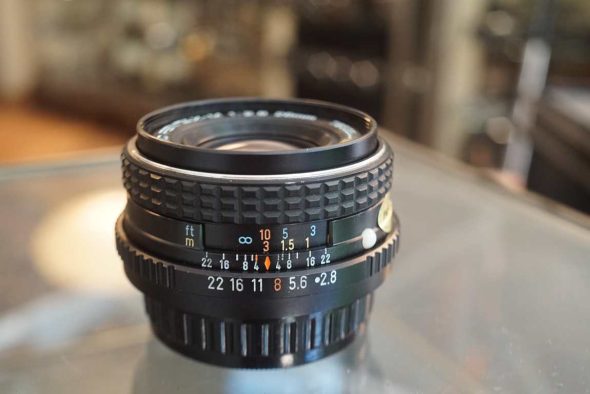 SMC Pentax-M 28mm f/2.8 PK wide angle lens