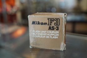 Nikon AS-3 flash coupler F3, boxed