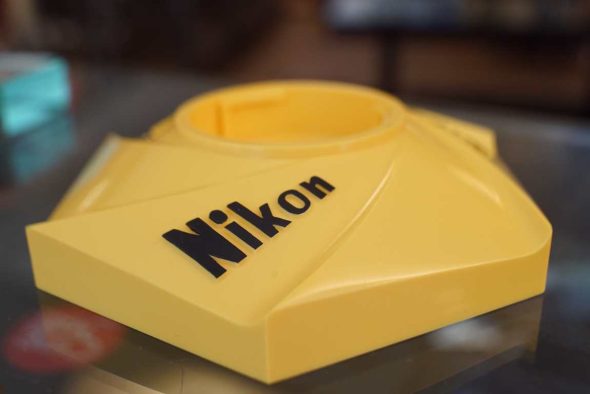 Nikon Yellow Hexagonal lens display stands, 2 pieces, boxed