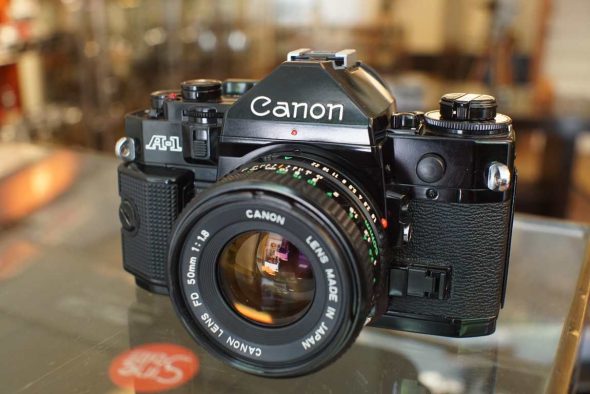 Canon A-1 + nFD 50mm f/1.8 kit