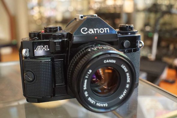 Canon A-1 + nFD 50mm f/1.8 kit