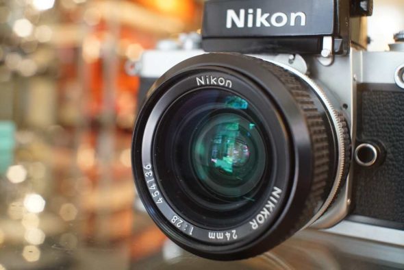 Nikon F2SB + Nikkor 24mm F/2.8 K Pre-AI lens