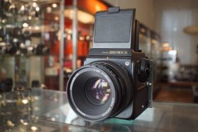 Bronica SQ-B with WLF + 80mm F/2.8 and 120 back