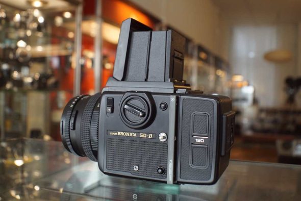 Bronica SQ-B with WLF + 80mm F/2.8 and 120 back