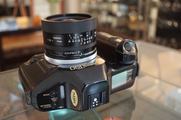 Canon T90 + 24mm f/2.5 Tamron Adaptall-2 lens kit