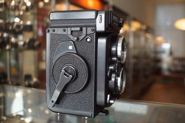 Yashica Mat-124G TLR camera with accessories and attachment lenses