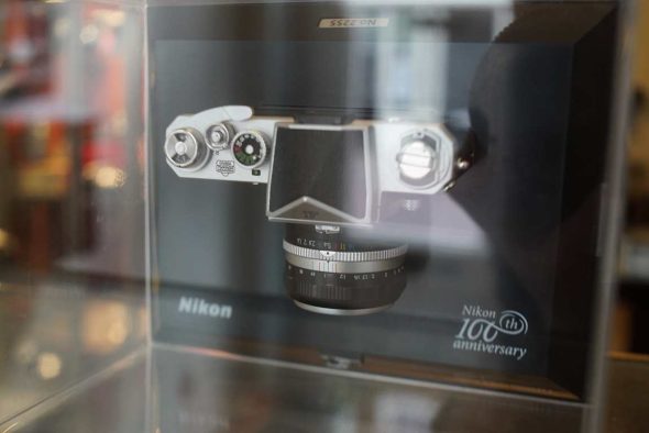 Nikon 100th Anniversary Miniature Nikon F camera, boxed